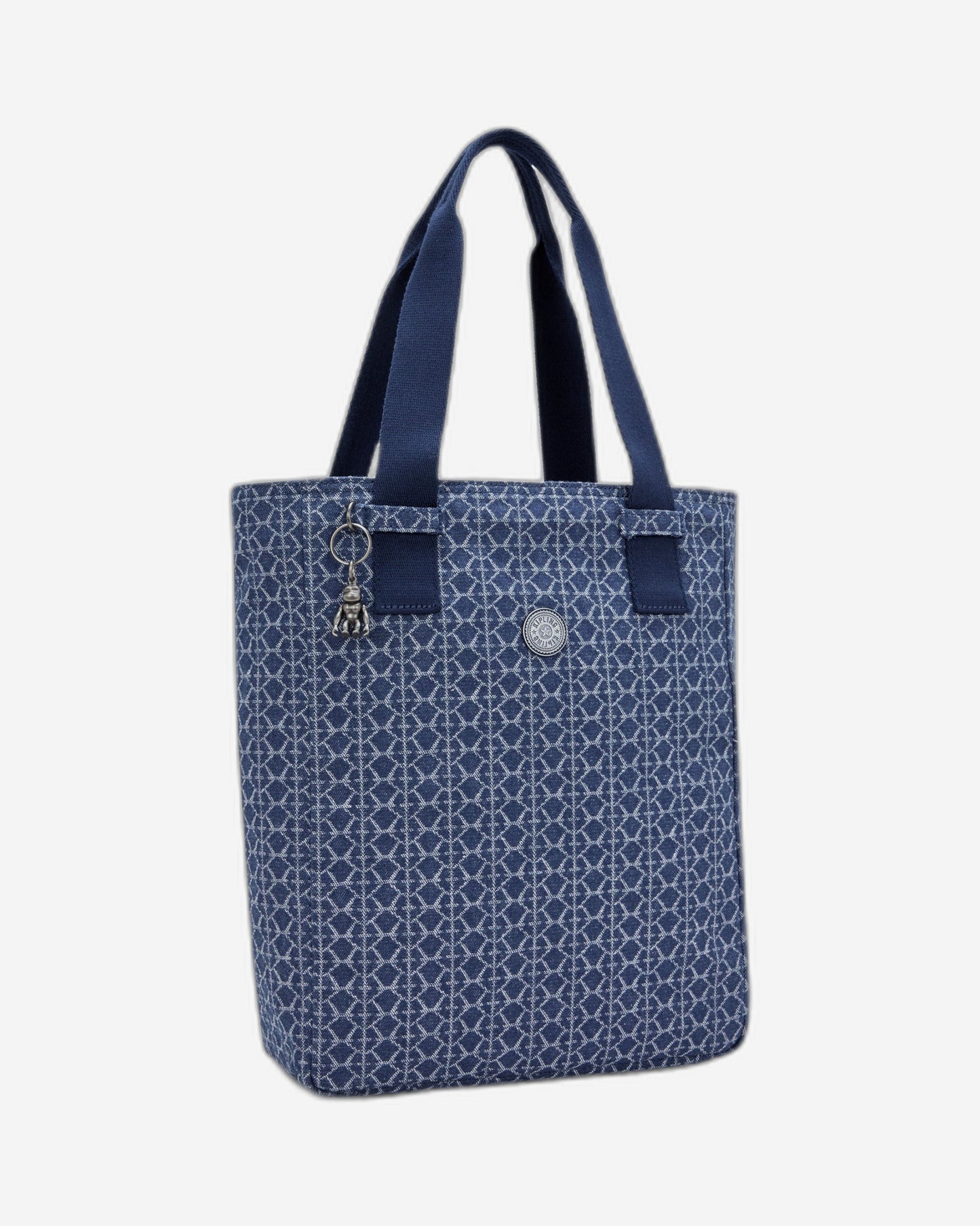 حقيبة توت متوسطة الحجم من Kipling Jowns Signature Denim I3283-7PF