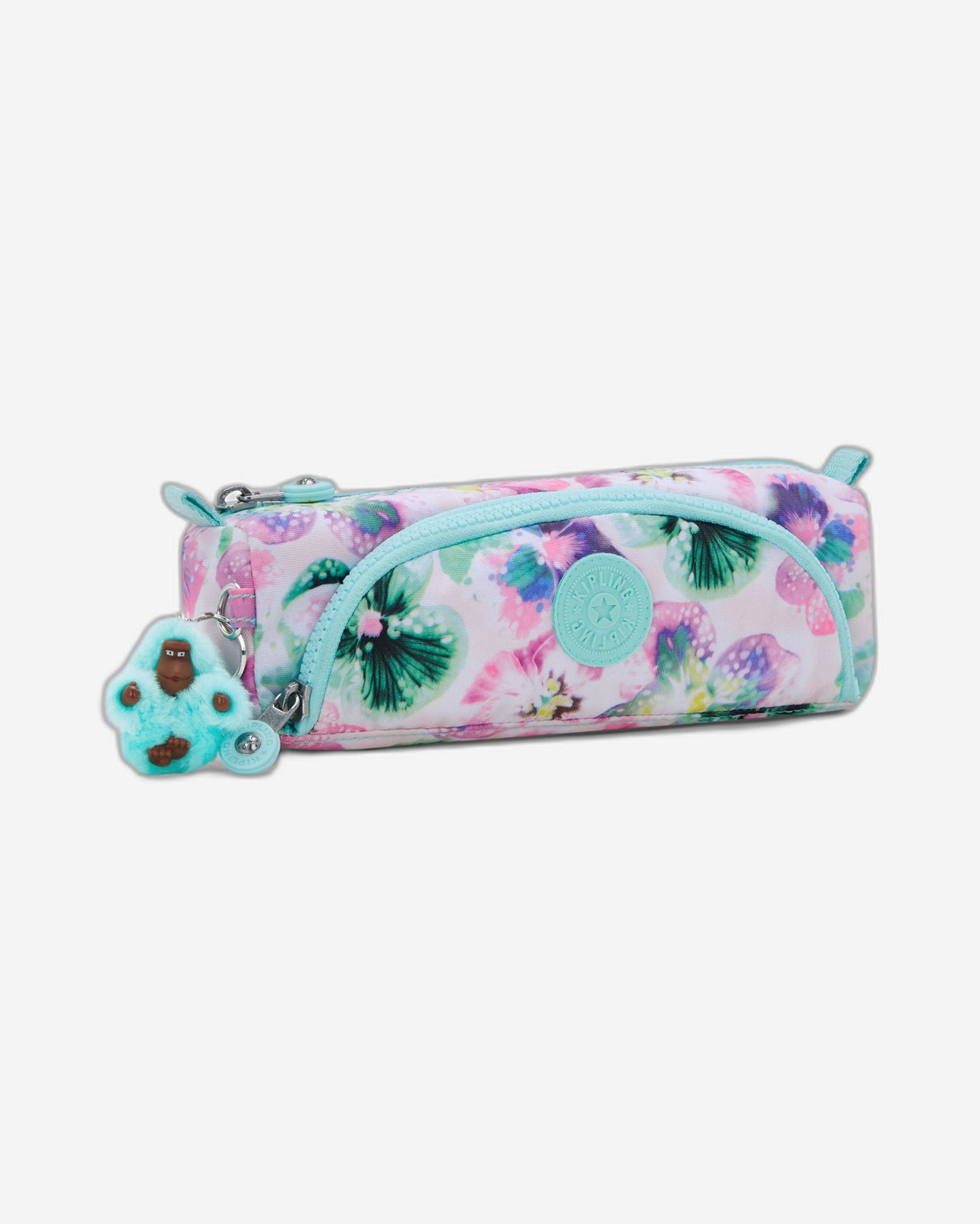 حقيبة أقلام متوسطة من Kipling بتصميم Cute Aqua Blossom C2I3330-7EC