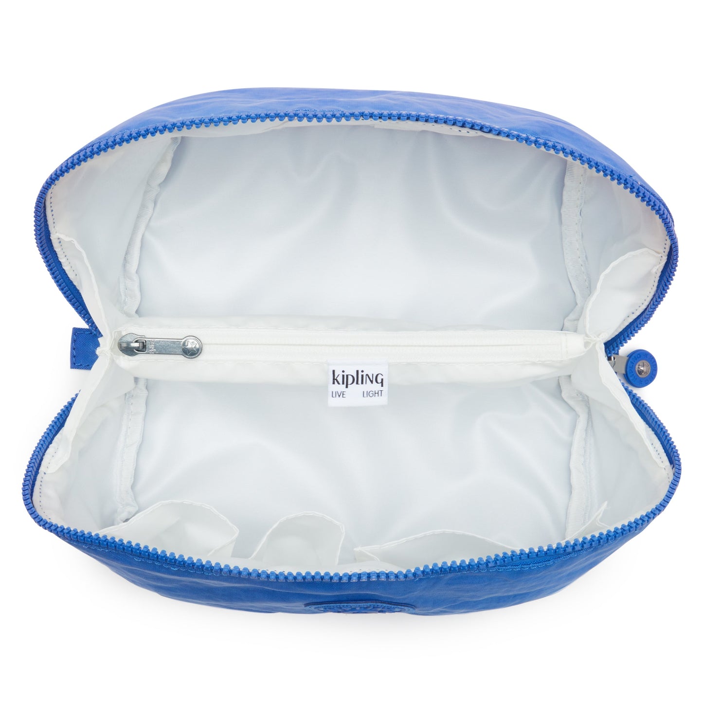 حقيبة أدوات الزينة KIPLING-Mirko M-Large مع جيوب - هافانا أزرق - I3401-JC7