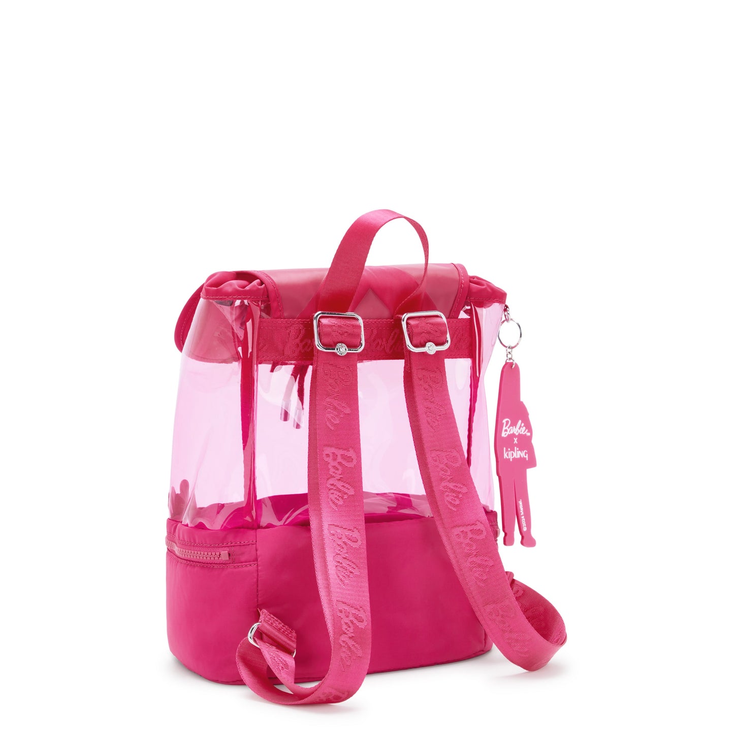 حقيبة ظهر KIPLING-Darlee-Medium Barbie™ ذات حجرتين رئيسيتين-Power P Transpa-I3417-BA9