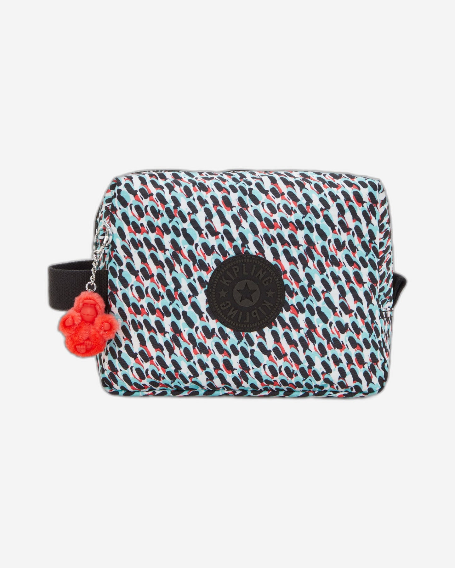 حقيبة أدوات الزينة الكبيرة بطبعة أوراق الشجر المجردة من Kipling Parac C2I3419-GN6