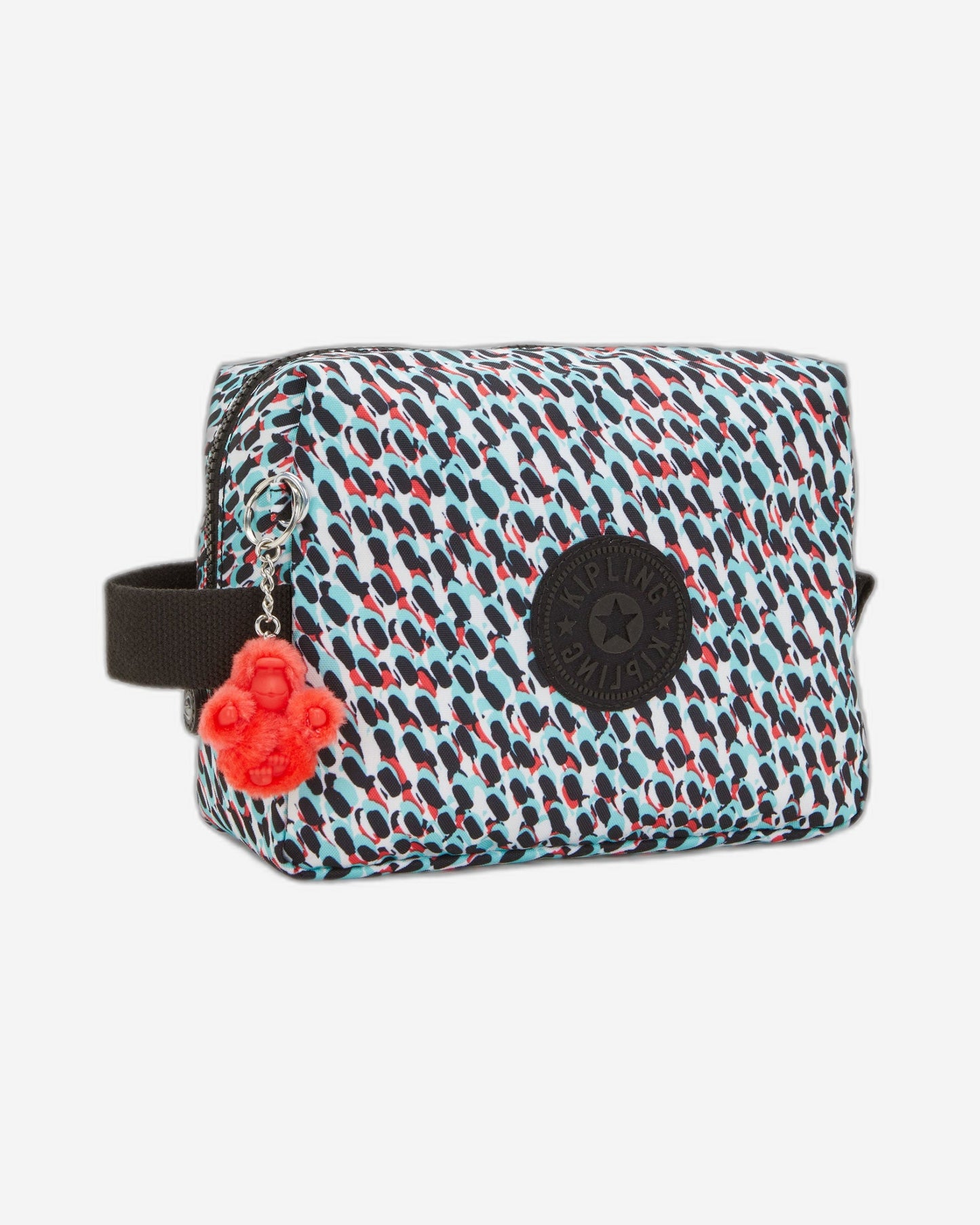 حقيبة أدوات الزينة الكبيرة بطبعة أوراق الشجر المجردة من Kipling Parac C2I3419-GN6