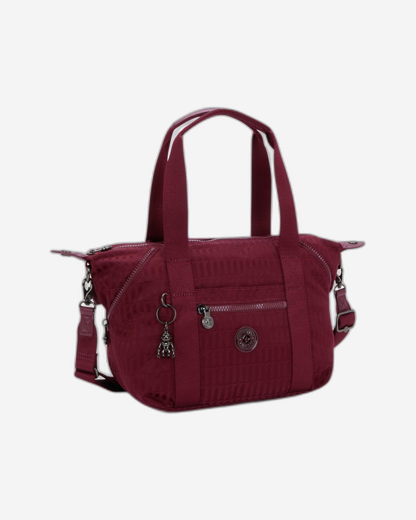 حقيبة يد صغيرة Kipling Art Mini Maroon Tile Jq (مع حزام كتف قابل للإزالة) I3468-9HX