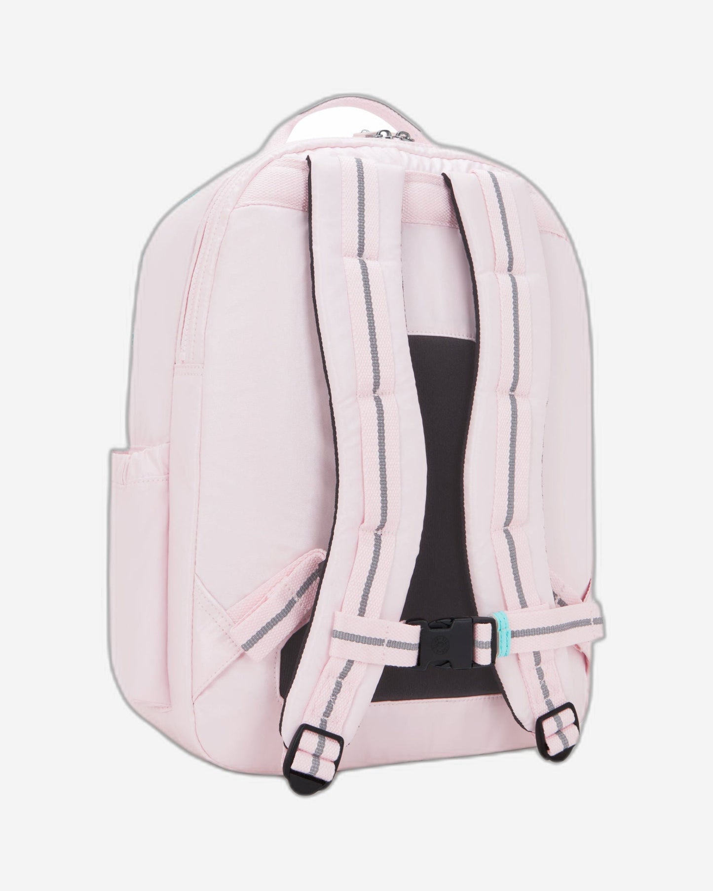 حقيبة ظهر Kipling Seoul College Extra Sea Pink Met Large مع حجرة للكمبيوتر المحمول I3514-52J
