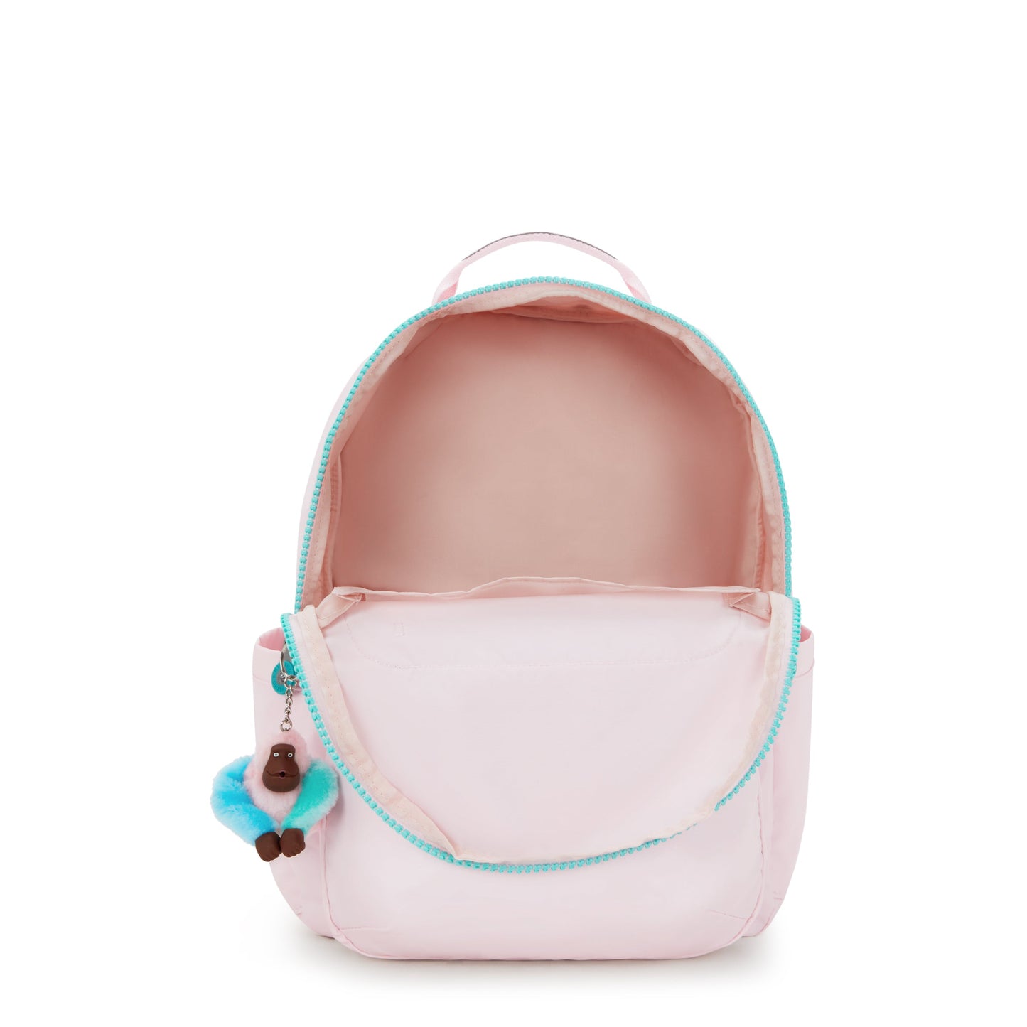 حقيبة ظهر Kipling Seoul College Extra Sea Pink Met Large مع حجرة للكمبيوتر المحمول I3514-52J
