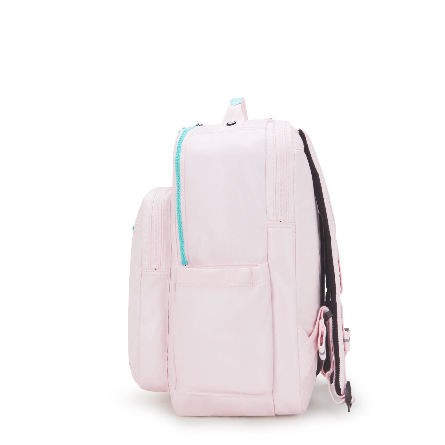 حقيبة ظهر Kipling Seoul College Extra Sea Pink Met Large مع حجرة للكمبيوتر المحمول I3514-52J