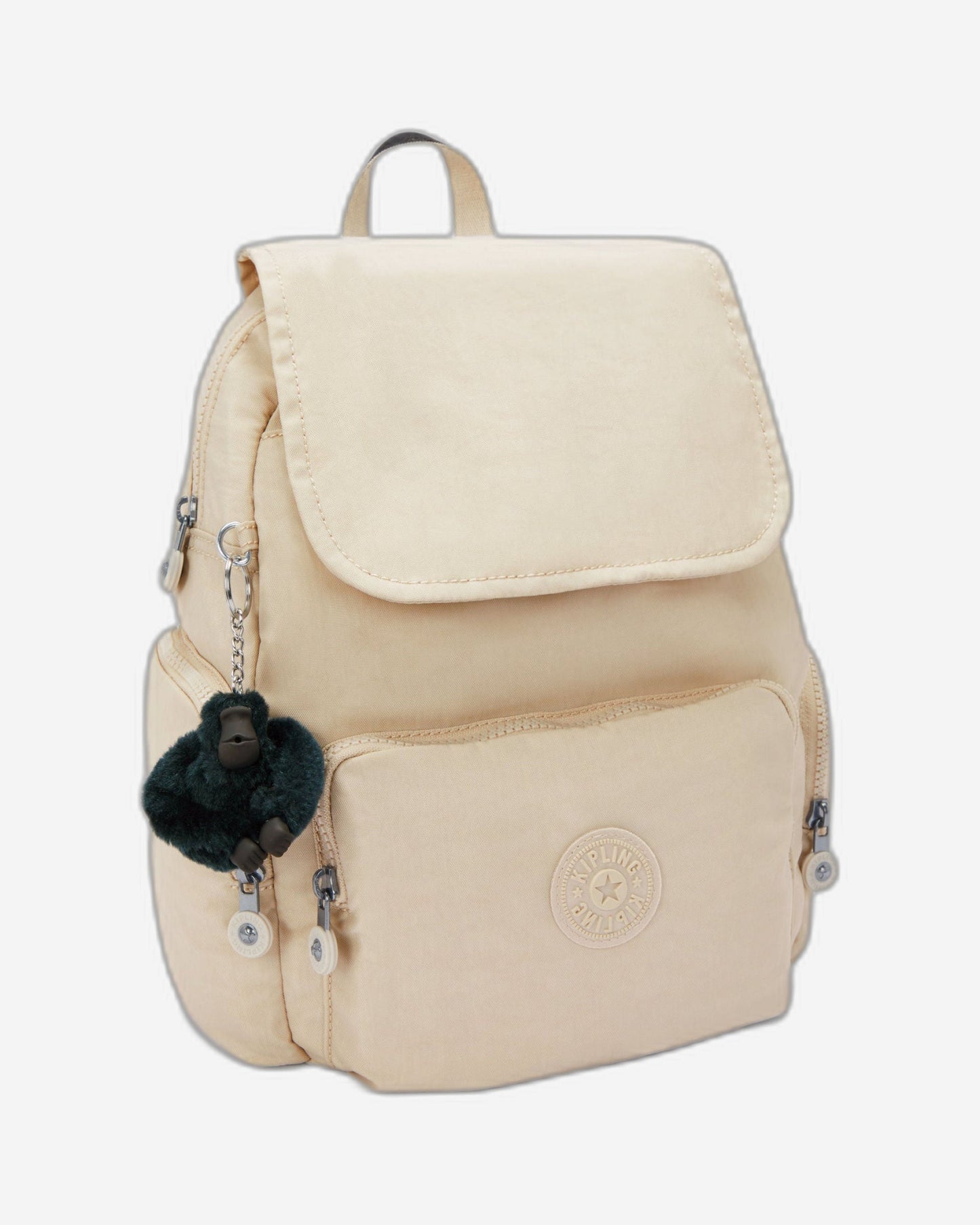 حقيبة ظهر صغيرة Kipling City Zip S Back to Beige I3523-26V