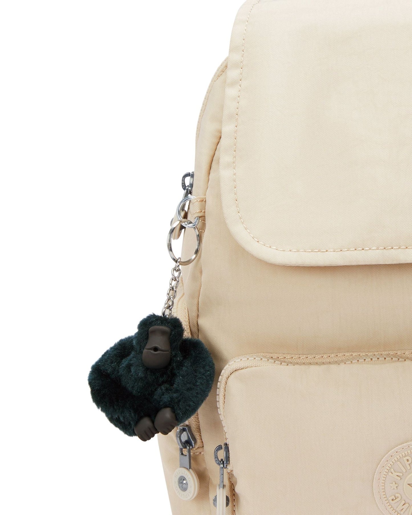حقيبة ظهر صغيرة Kipling City Zip S Back to Beige I3523-26V