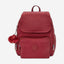 حقيبة ظهر Kipling City Zip S صغيرة حمراء اللون I3523-4SS