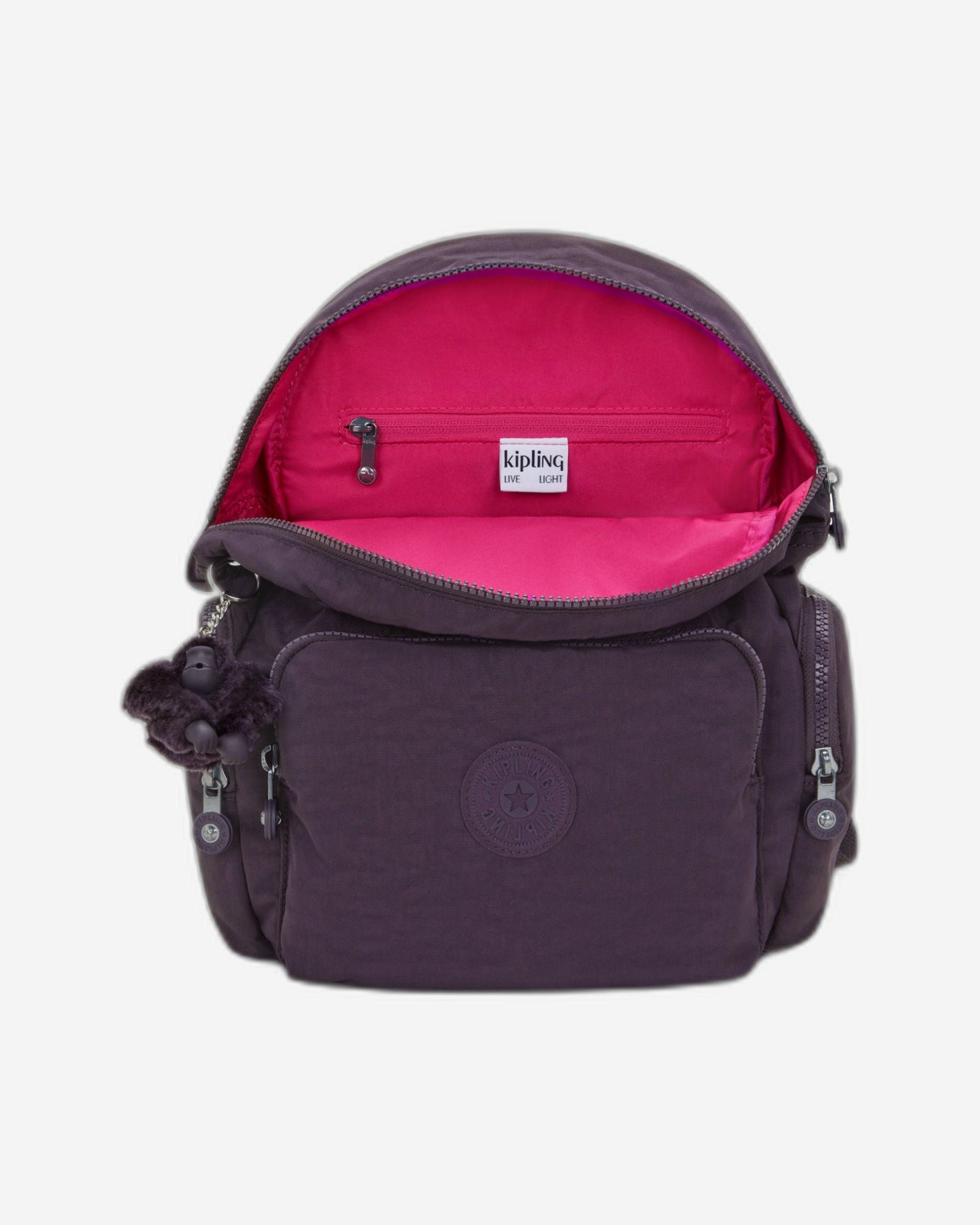 حقيبة ظهر Kipling City Zip S Ultimate Plum صغيرة I3523-67U