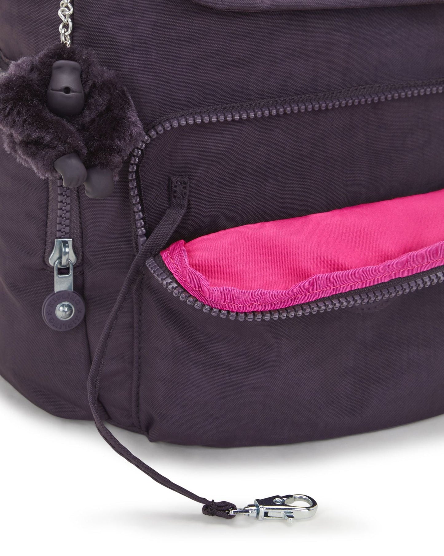 حقيبة ظهر Kipling City Zip S Ultimate Plum صغيرة I3523-67U