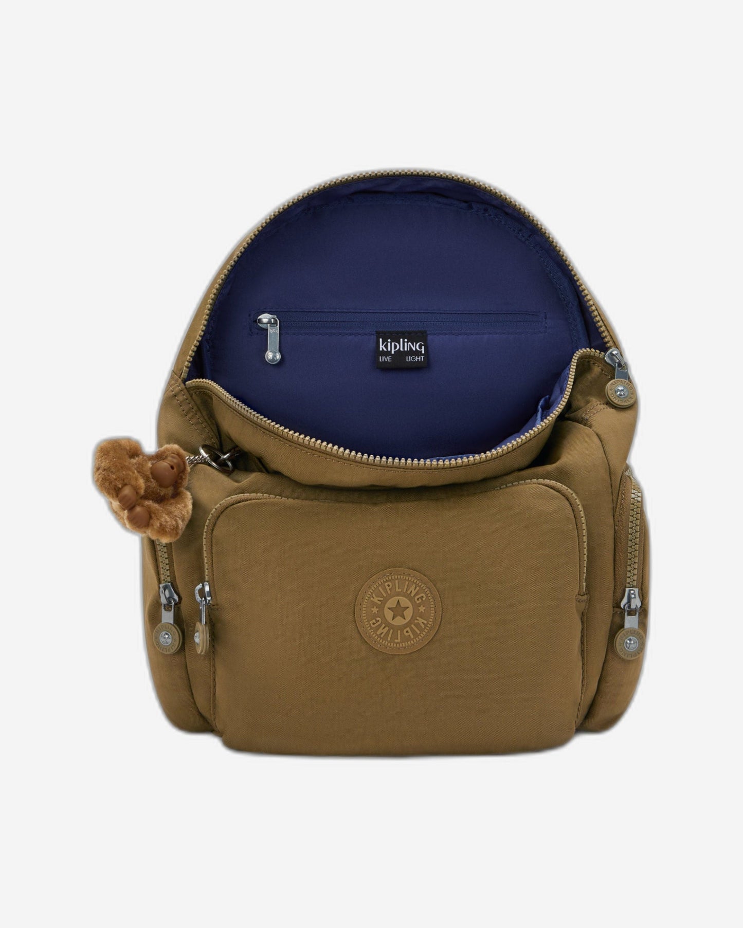 حقيبة ظهر صغيرة Kipling City Zip S Dry Laurel I3523-88U