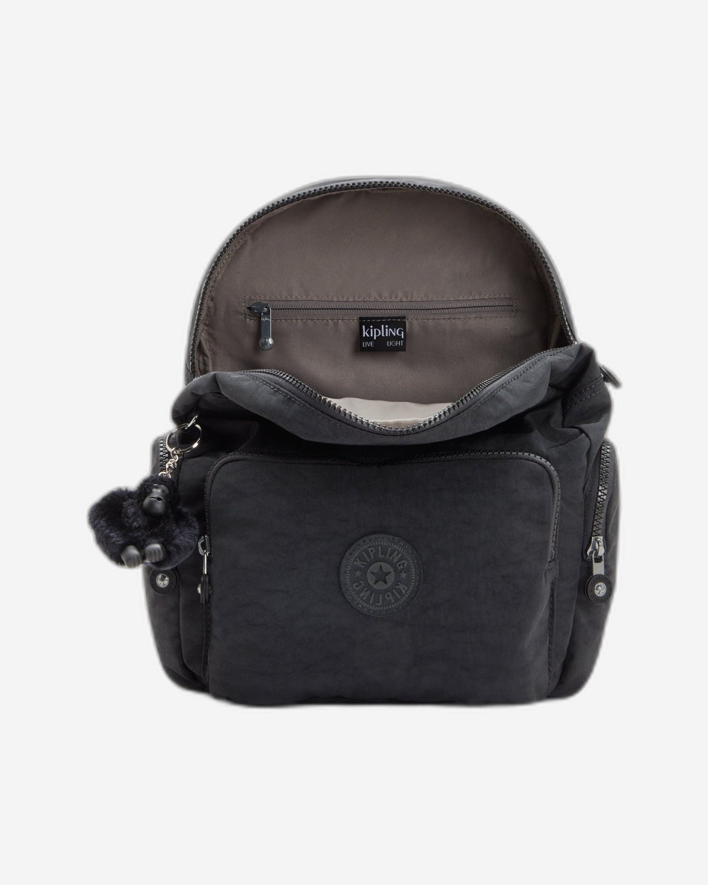 Kipling City Zip S حقيبة ظهر صغيرة سوداء نوار C2I3523-P39