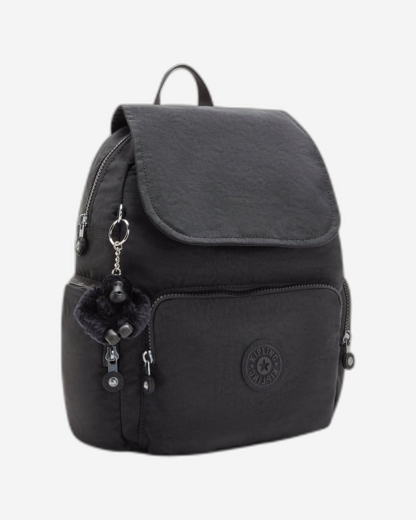Kipling City Zip S حقيبة ظهر صغيرة سوداء نوار C2I3523-P39