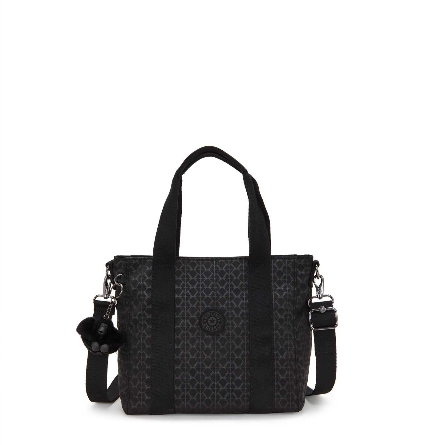 Kipling-Asseni Mini-Small Tote (With Removable Shoulderstrap)-Signature Emb-I3572-K59 - I3572-K59