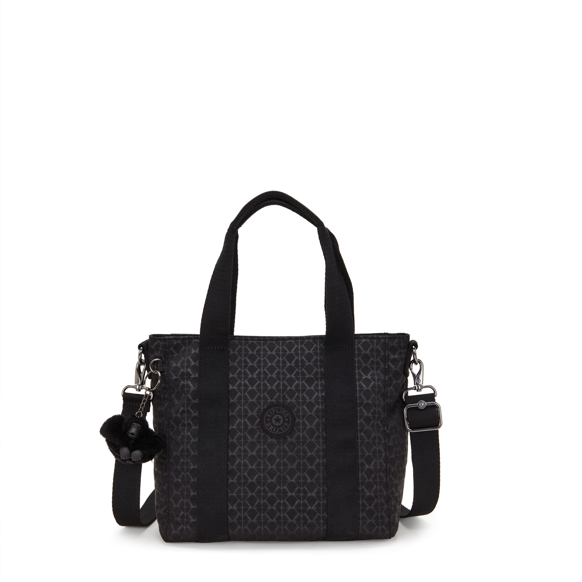 Kipling-Asseni Mini-Small Tote (With Removable Shoulderstrap)-Signature Emb-I3572-K59 - I3572-K59