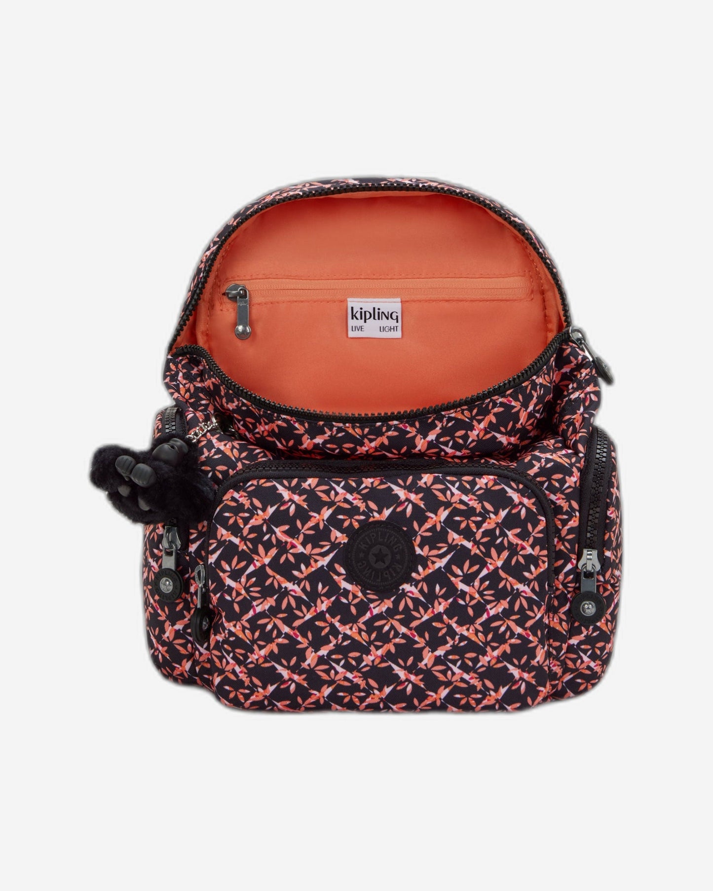 حقيبة ظهر Kipling City Zip Mini Dancing Bouquet الصغيرة I3735-46X