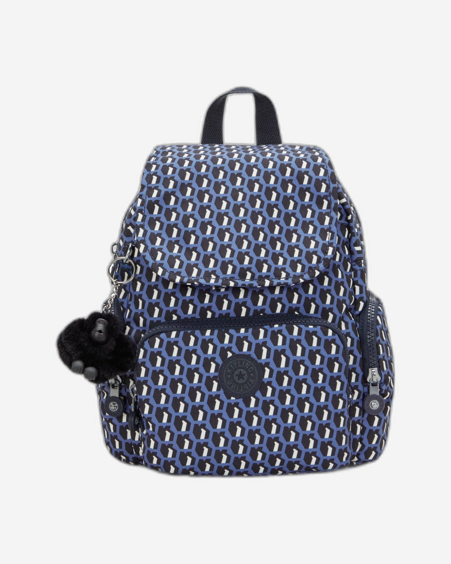 حقيبة ظهر صغيرة Kipling City Zip Mini 3D K باللون الأزرق I3735-4JS