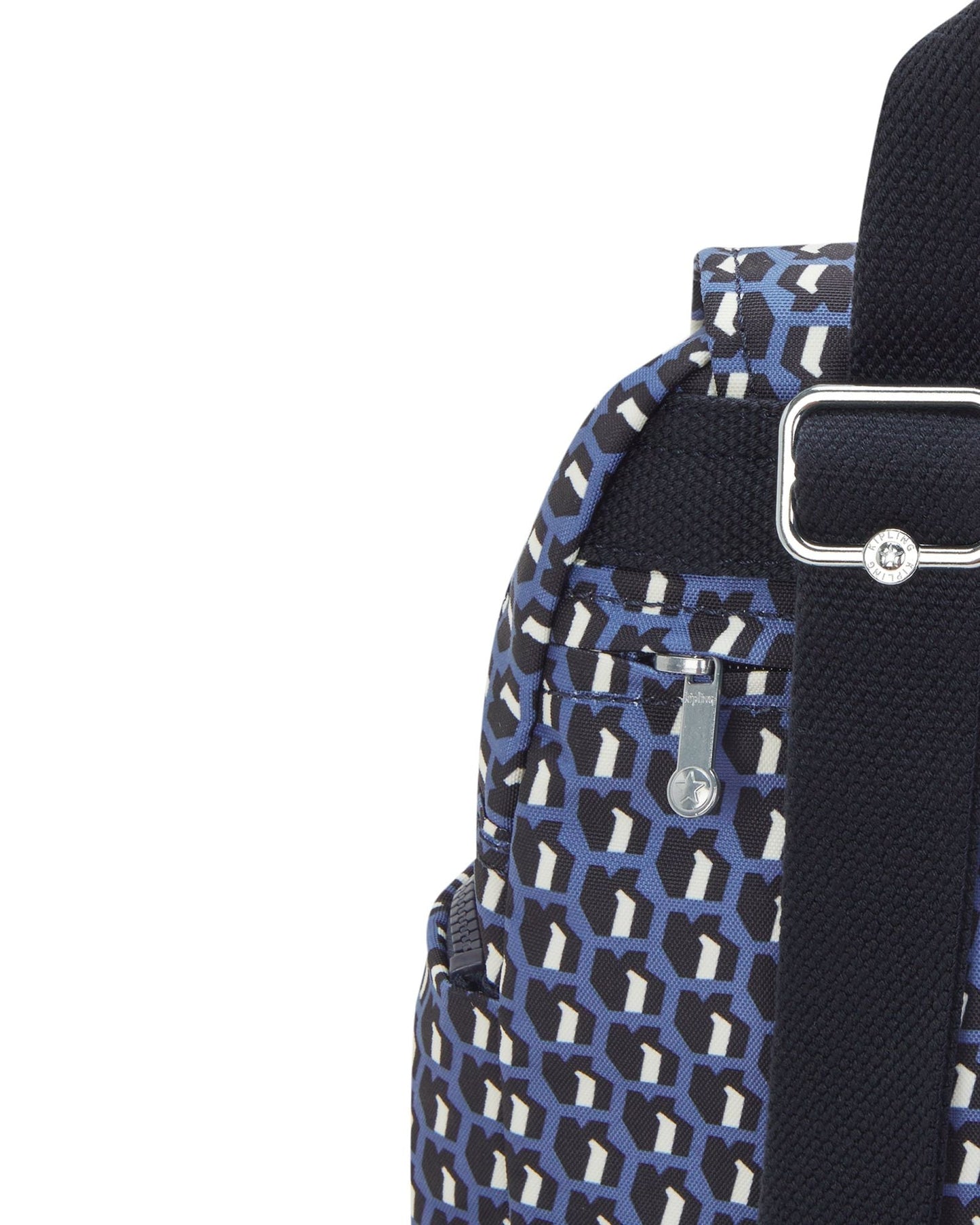 حقيبة ظهر صغيرة Kipling City Zip Mini 3D K باللون الأزرق I3735-4JS