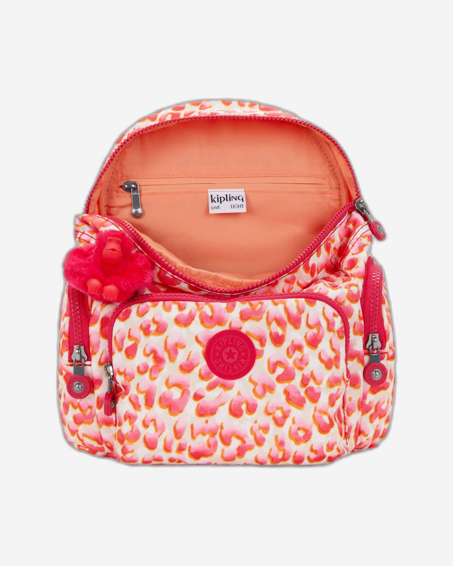 حقيبة ظهر صغيرة Kipling City Zip Mini Latin Cheetah C2I3735-6LX