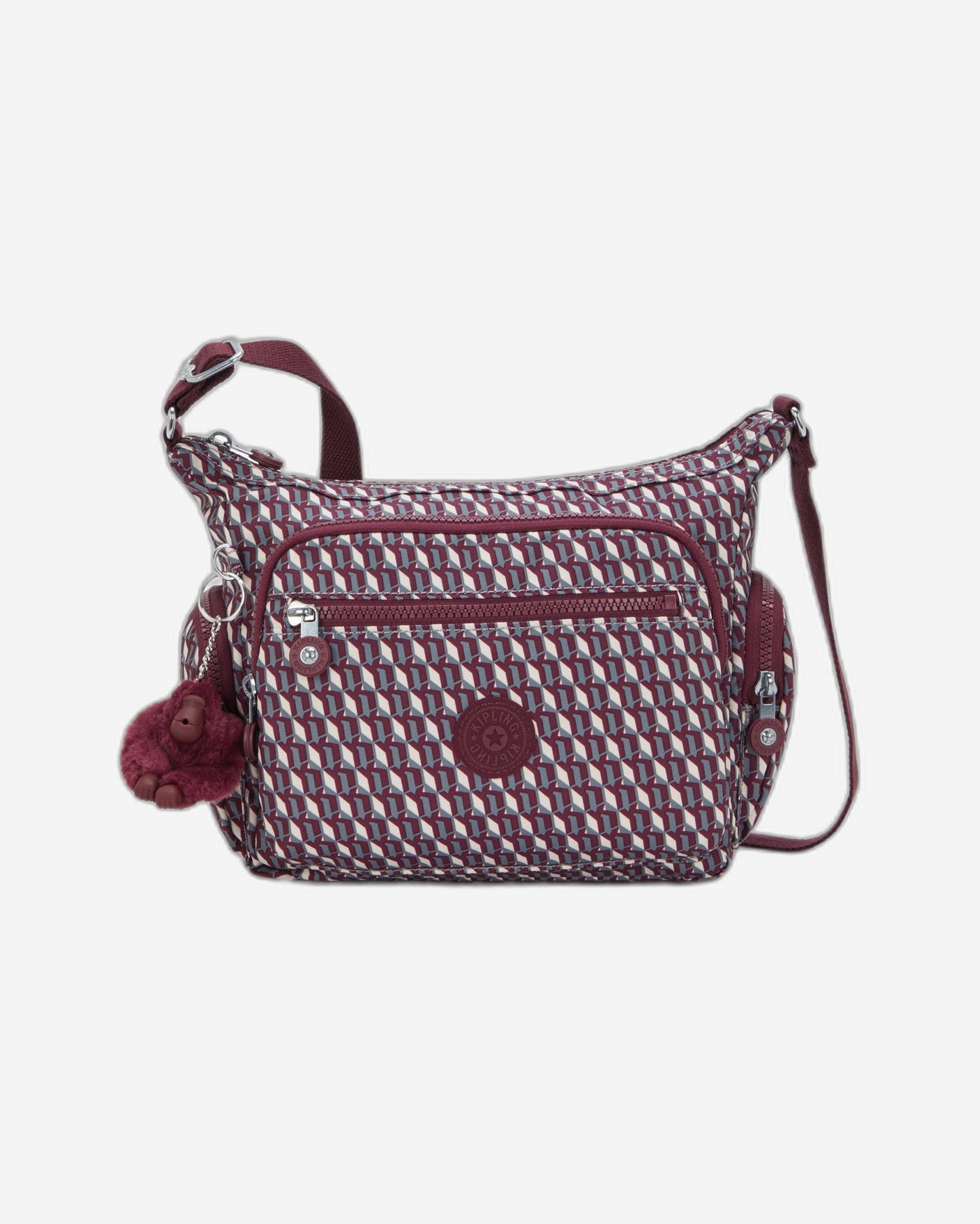 Kipling Gabbie S 3Dk Wine Medium حقيبة كروسبودي I3759-1PB