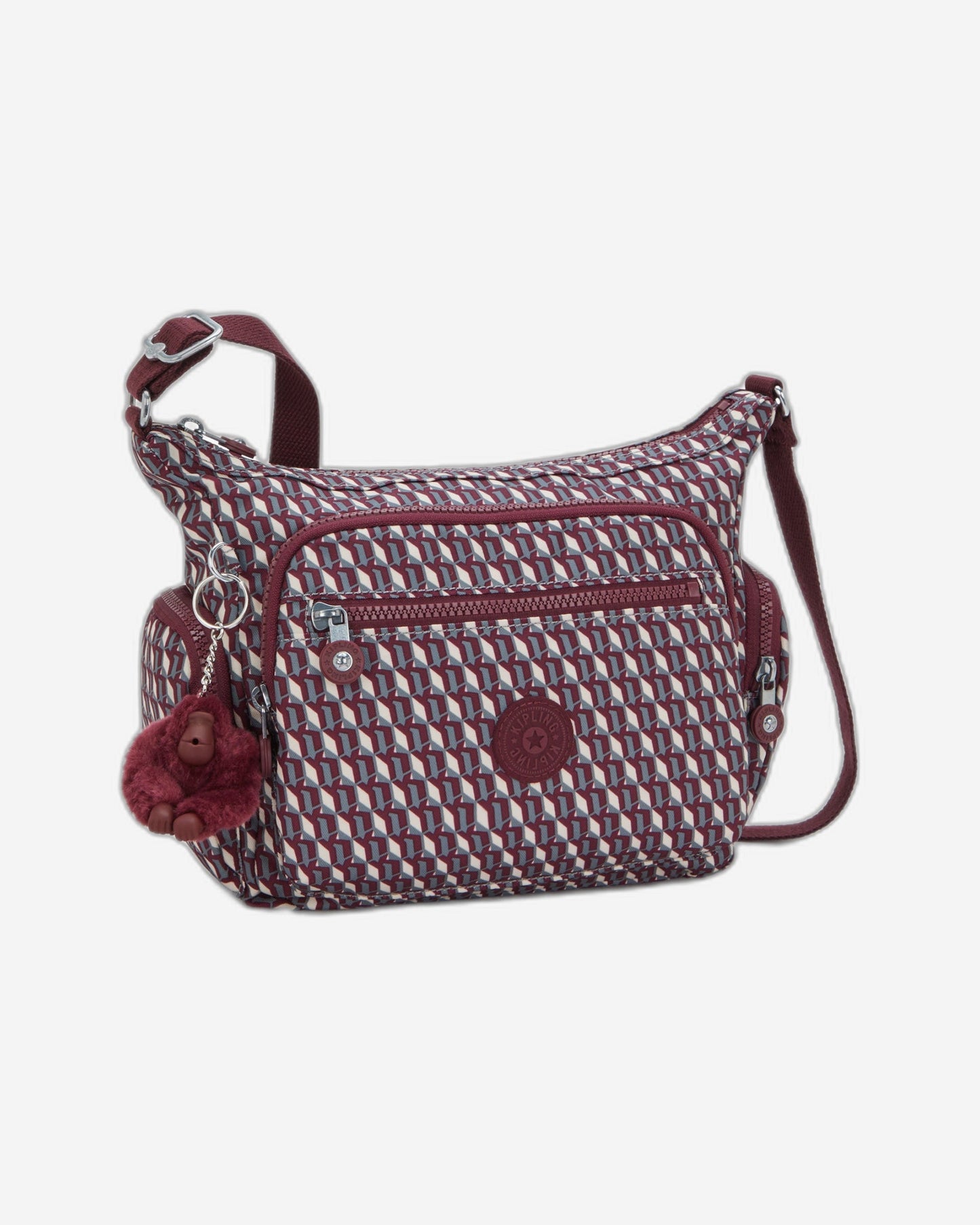 Kipling Gabbie S 3Dk Wine Medium حقيبة كروسبودي I3759-1PB