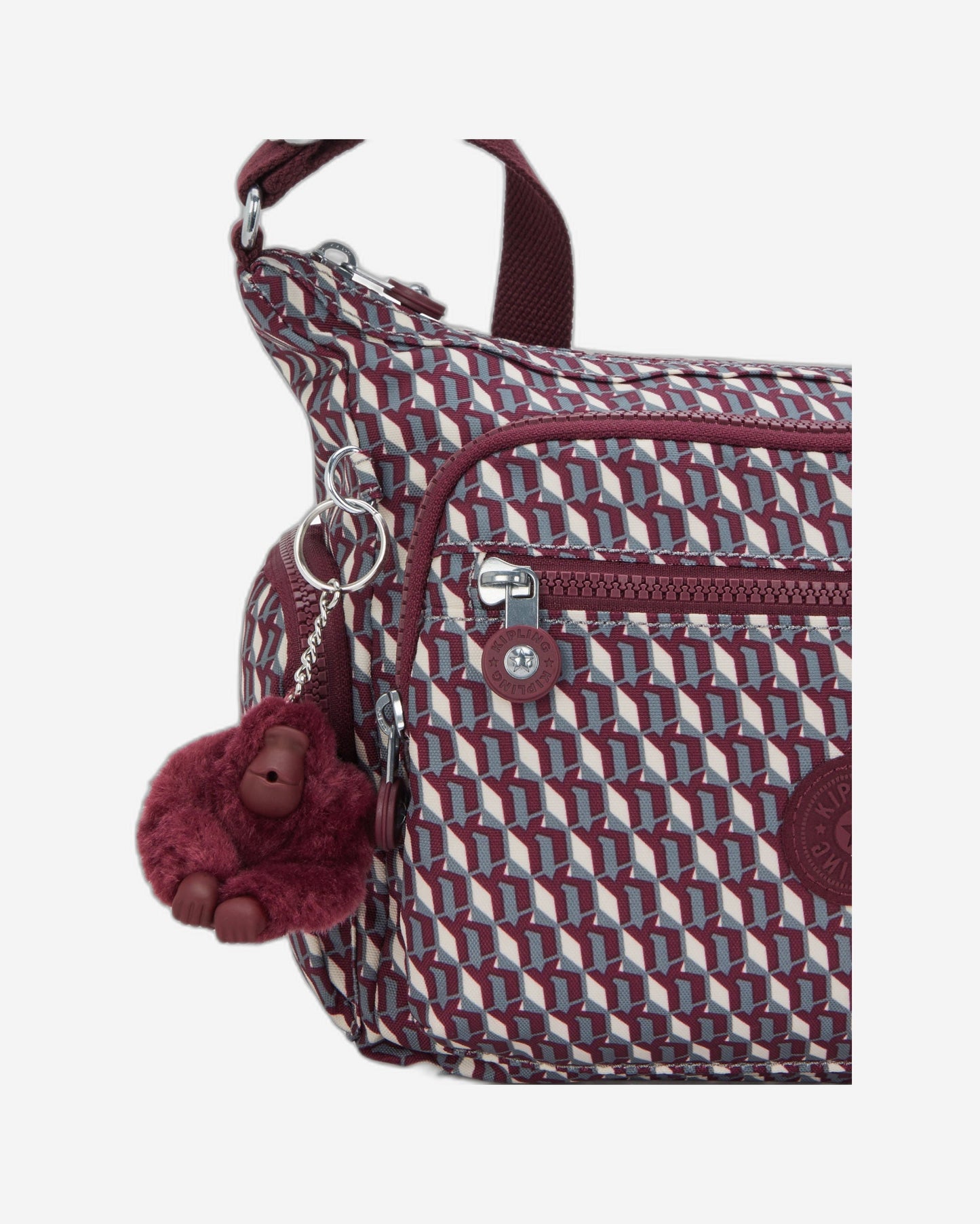 Kipling Gabbie S 3Dk Wine Medium حقيبة كروسبودي I3759-1PB