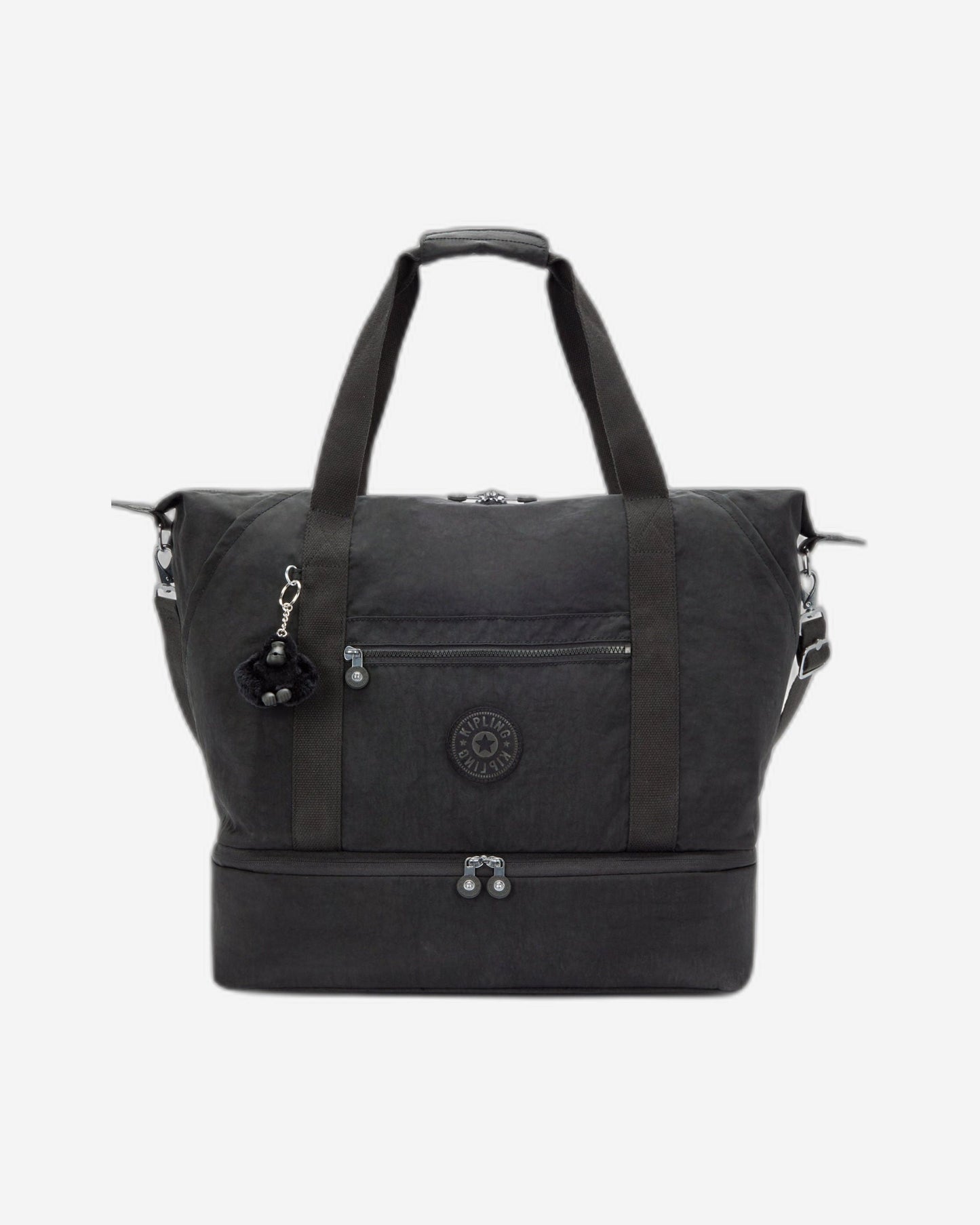 Kipling Art M حقيبة عطلة نهاية الأسبوع السوداء الكبيرة I3869-P39