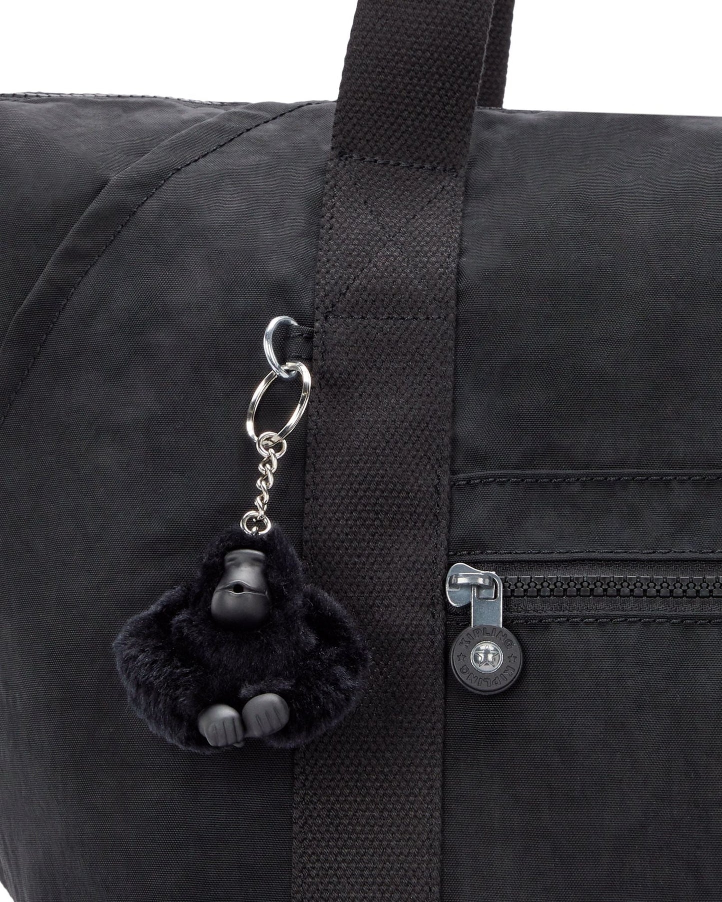 Kipling Art M حقيبة عطلة نهاية الأسبوع السوداء الكبيرة I3869-P39
