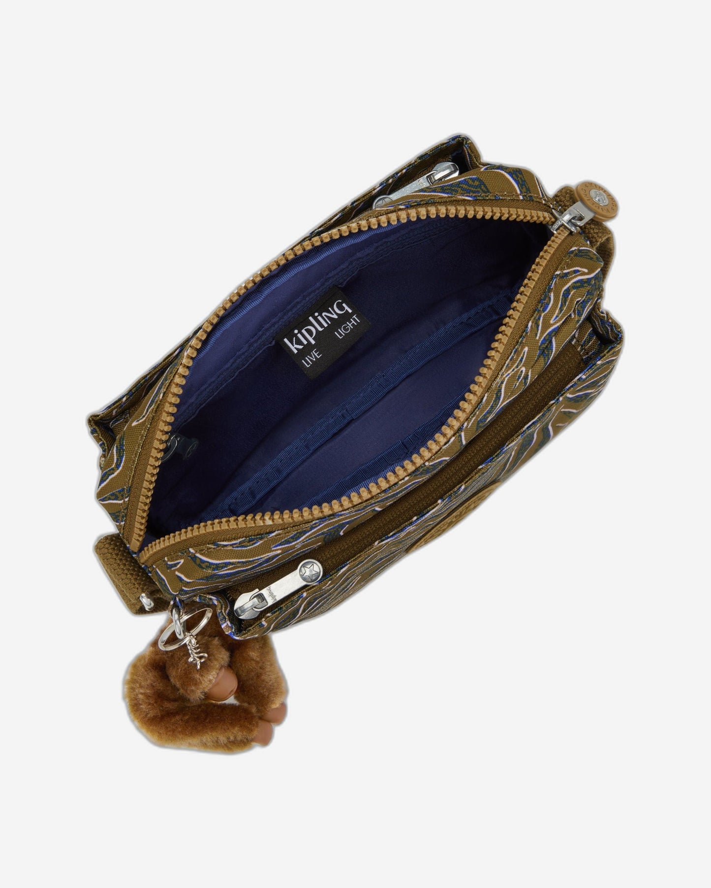 حقيبة كتف صغيرة Kipling Abanu Undersea Leaves I3942-1PR