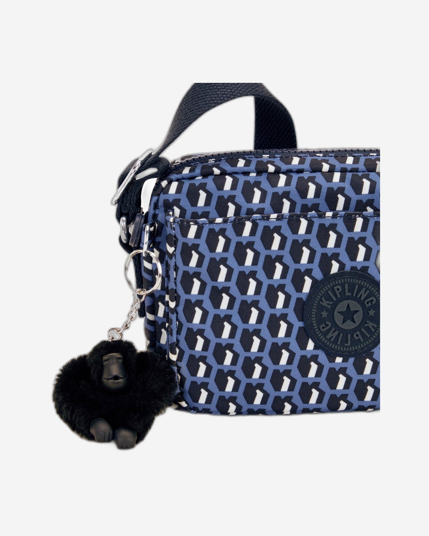 حقيبة كتف صغيرة Kipling Abanu 3D K زرقاء I3942-4JS
