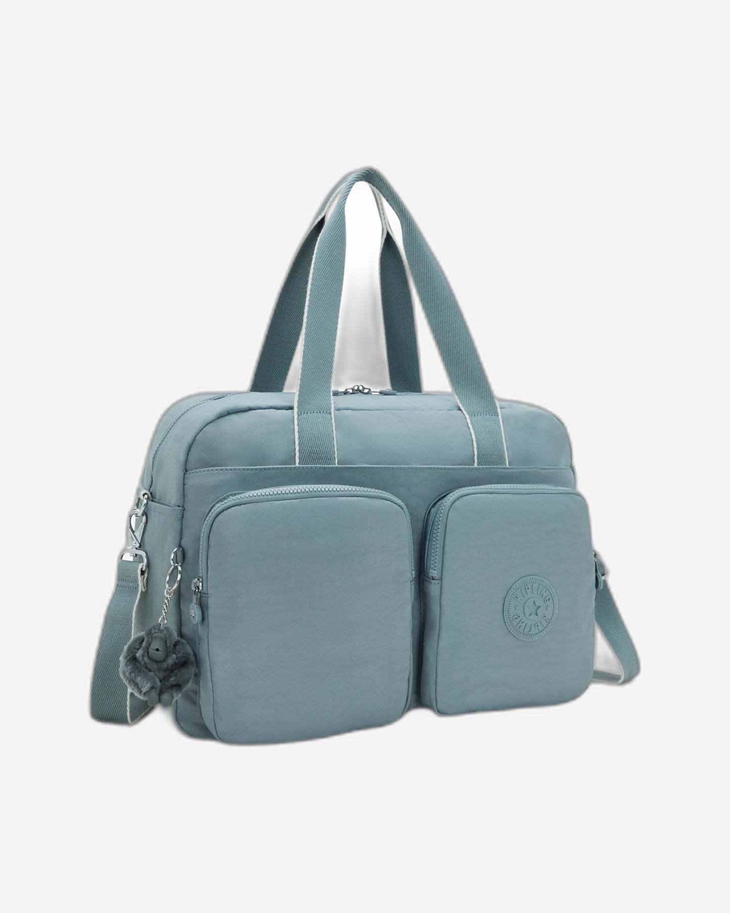 حقيبة Kipling Defea XL رمادية مريحة متوسطة الحجم لعطلة نهاية الأسبوع I3958-3NL