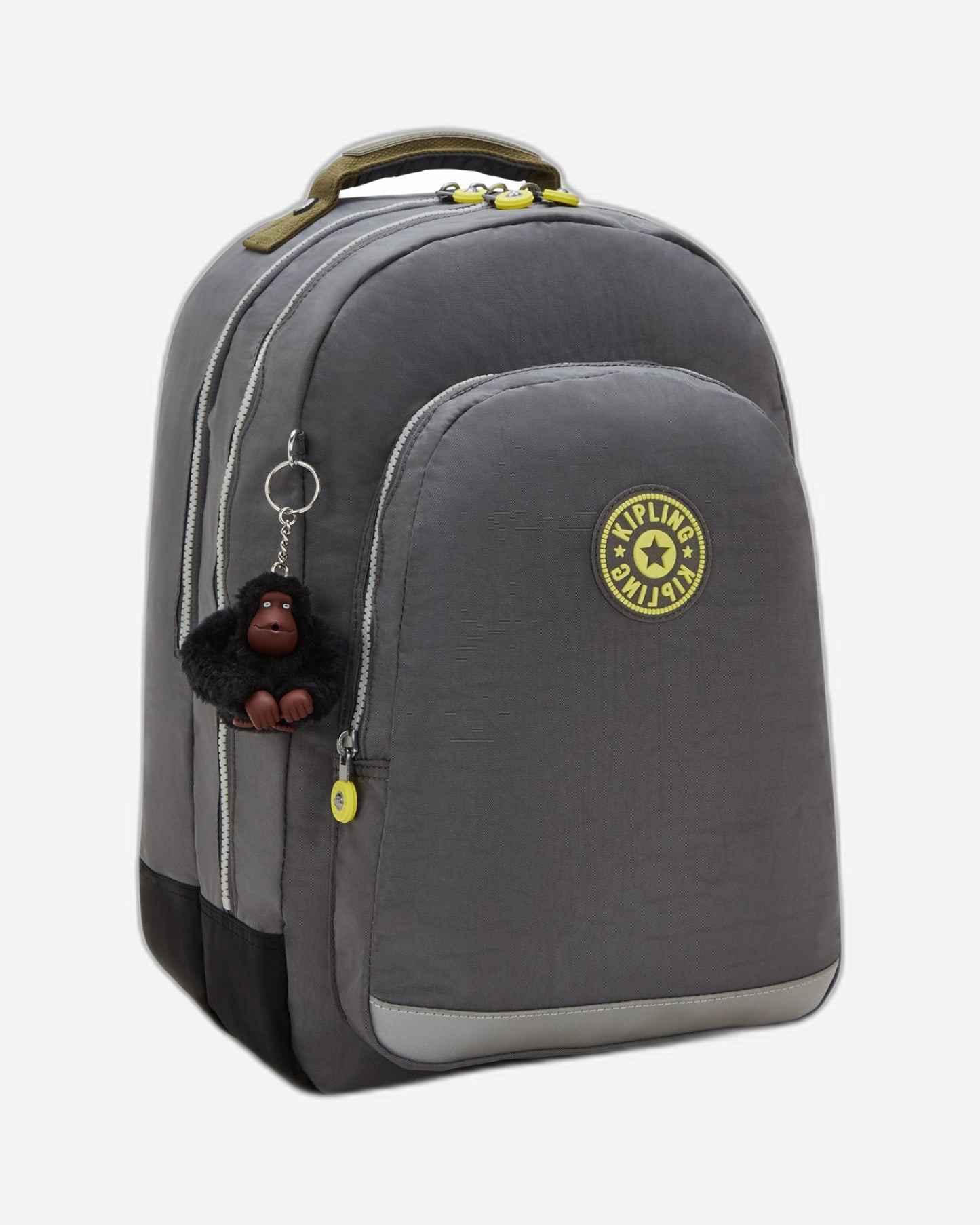 حقيبة ظهر كبيرة من Kipling Class Room Back to Grey مع حجرة للكمبيوتر المحمول I4053-1DX
