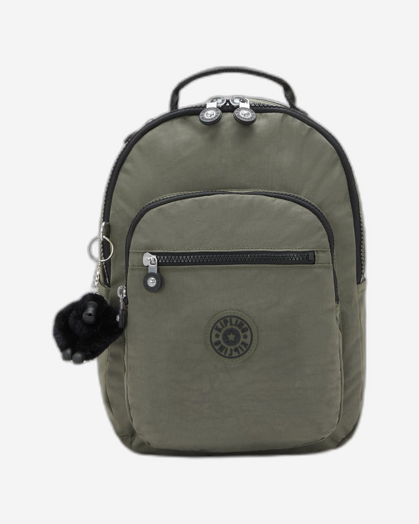 حقيبة ظهر صغيرة Kipling Seoul S باللون الأخضر الطحلبي C2I4082-88D