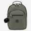 حقيبة ظهر صغيرة Kipling Seoul S باللون الأخضر الطحلبي C2I4082-88D