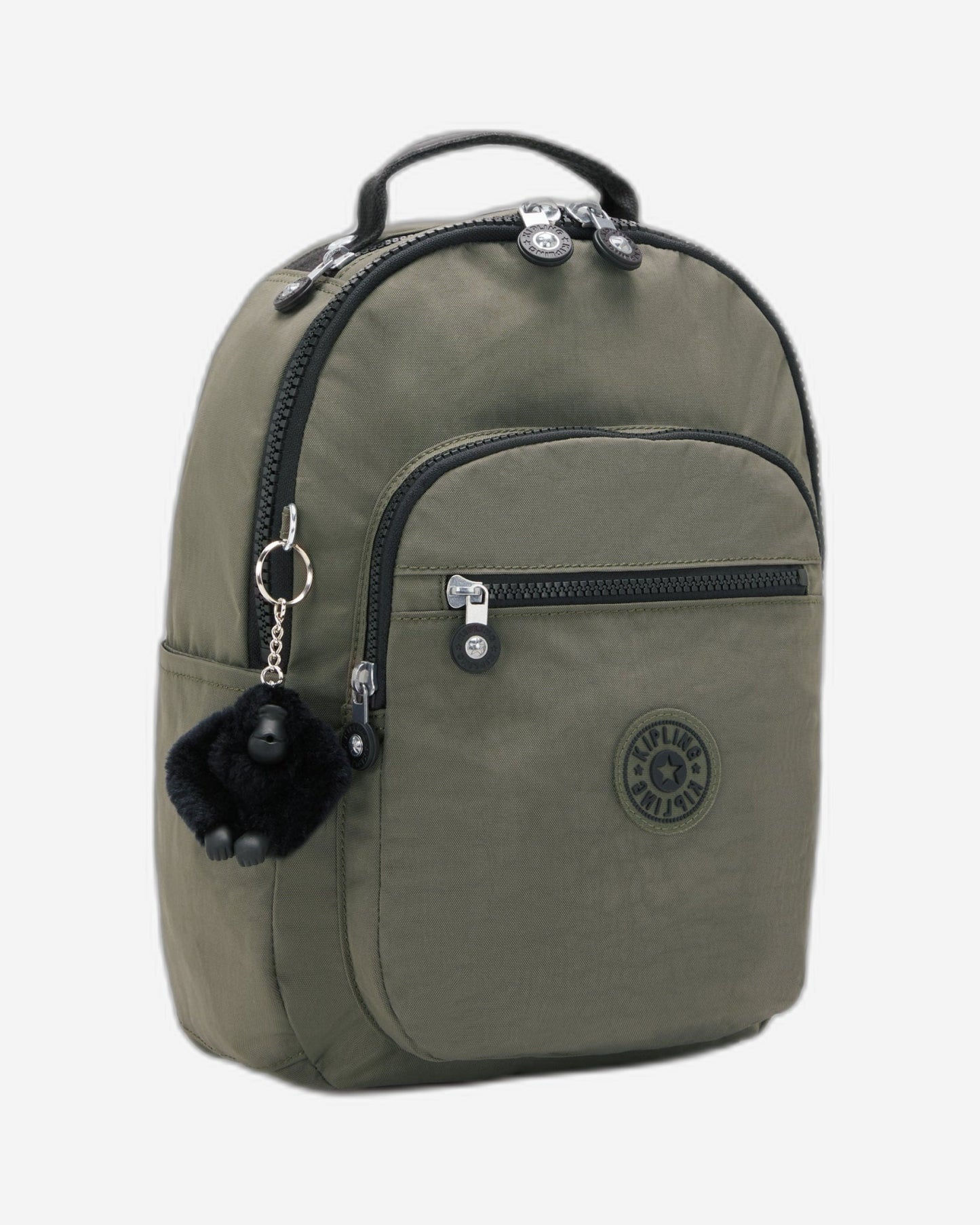حقيبة ظهر صغيرة Kipling Seoul S باللون الأخضر الطحلبي C2I4082-88D