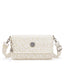 KIPLING-Aras-حقيبة كتف صغيرة (بحزام قابل للإزالة)-White Cheetah J-I4128-T8J