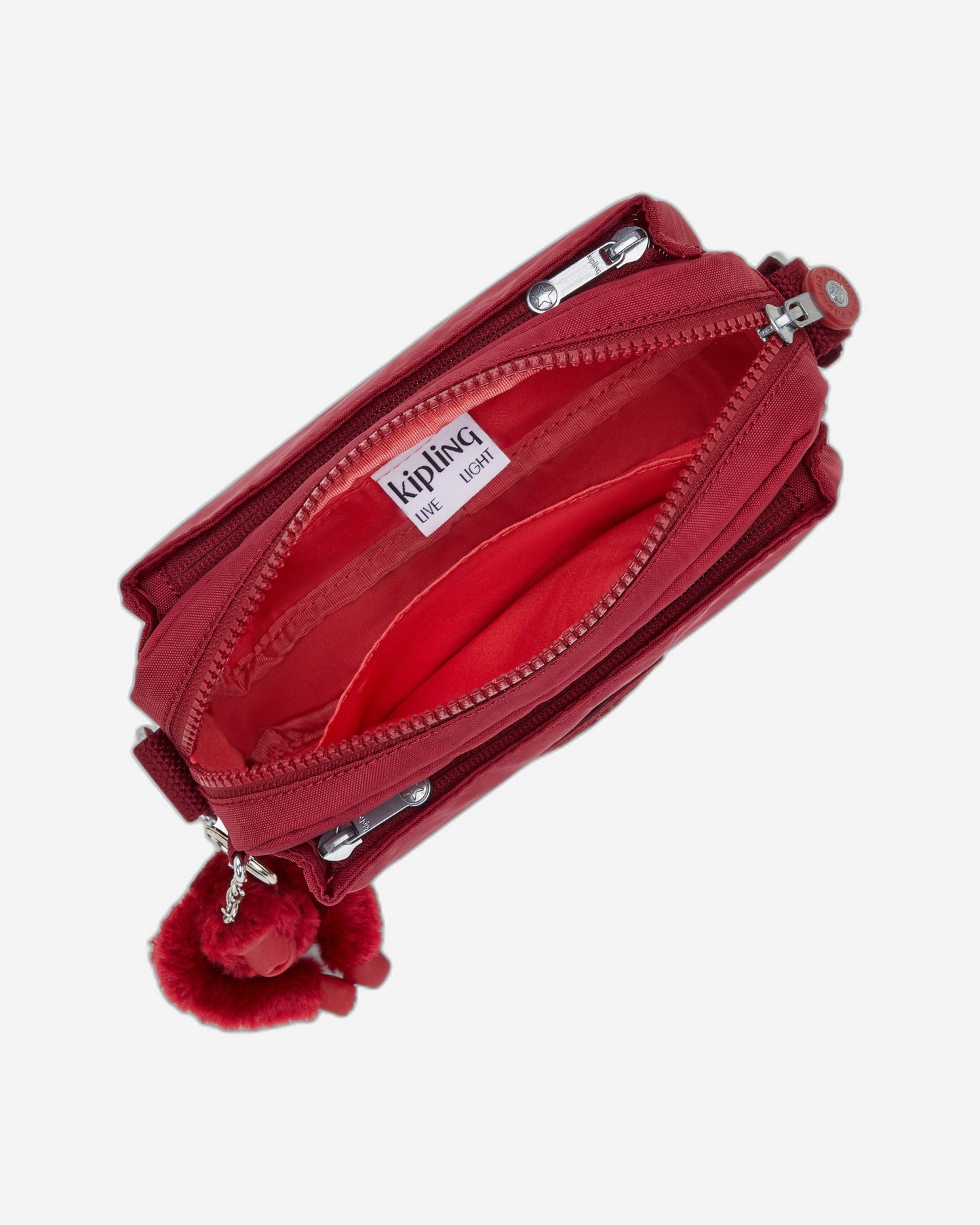 حقيبة كتف صغيرة Kipling Abanu Funky Red I4208-4SS