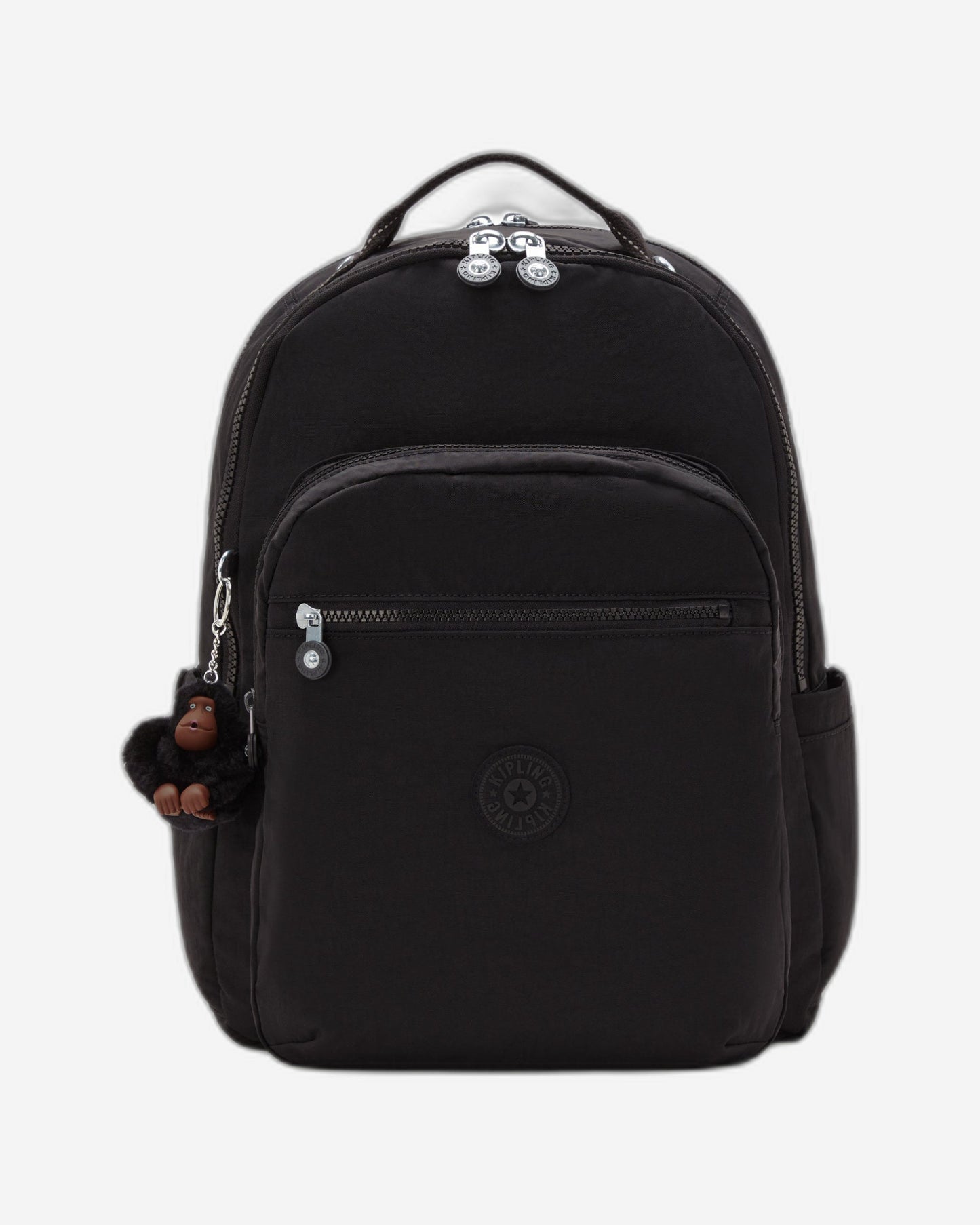 حقيبة ظهر كبيرة Kipling Seoul Lap True Black مع حجرة لابتوب I4275-J99