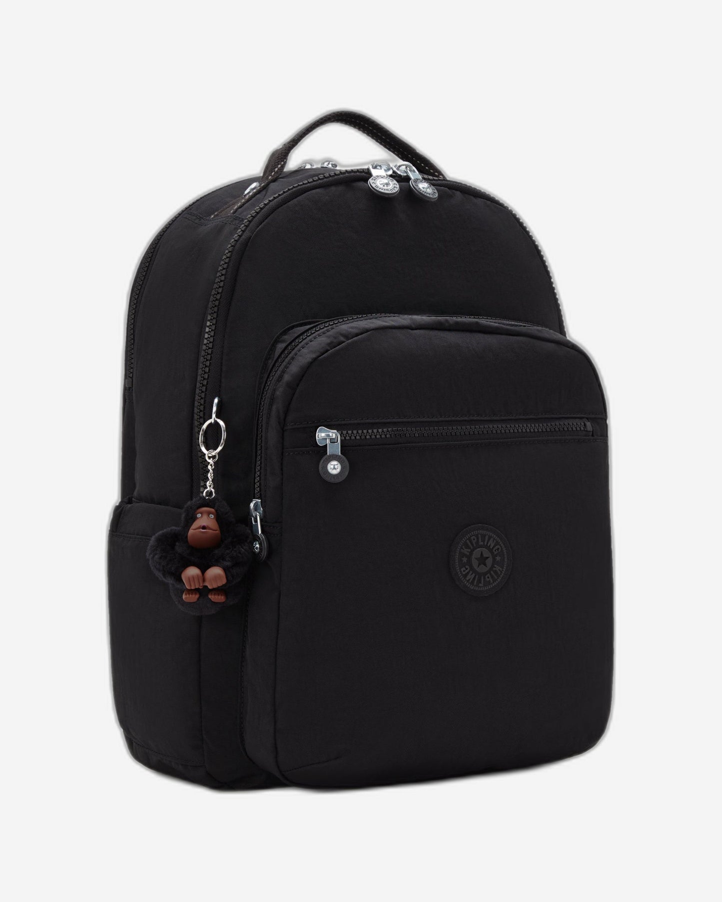 حقيبة ظهر كبيرة Kipling Seoul Lap True Black مع حجرة لابتوب I4275-J99
