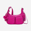 حقيبة كتف صغيرة Kipling Rikka S بلون الفوشيا المتوهج I4333-3KU