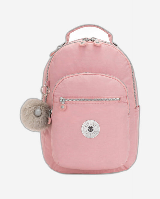 حقيبة ظهر Kipling Seoul S Bridal Rose صغيرة (مع جيب للكمبيوتر اللوحي) I4345-46Y