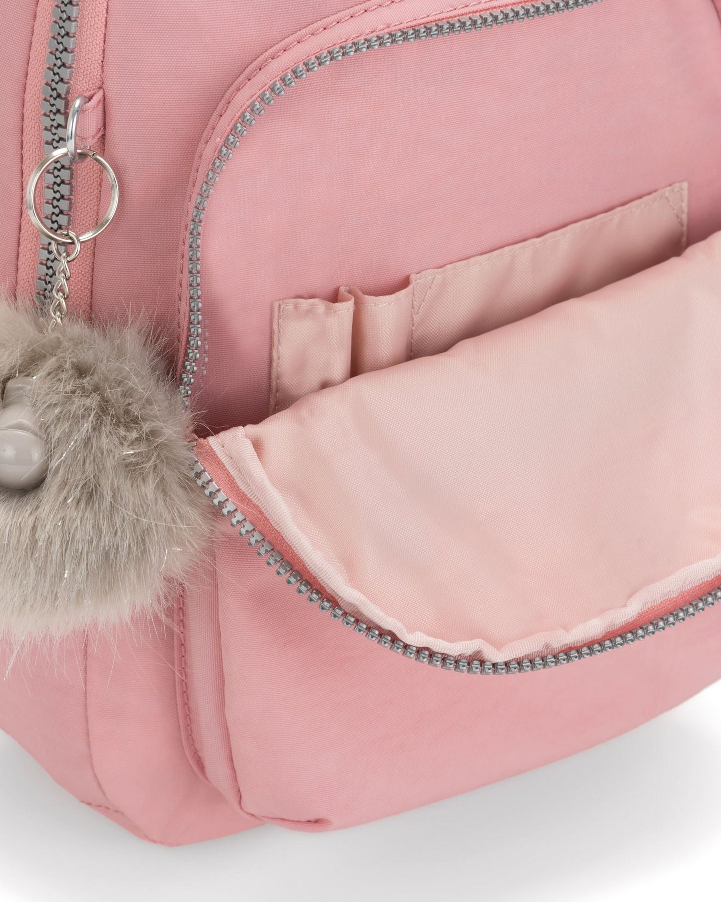 حقيبة ظهر Kipling Seoul S Bridal Rose صغيرة (مع جيب للكمبيوتر اللوحي) I4345-46Y