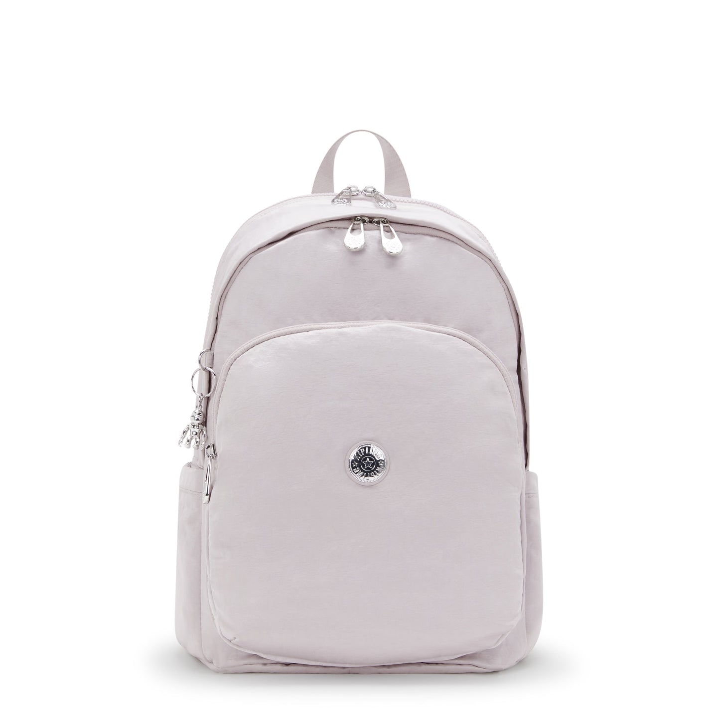 KIPLING-Delia M-Large backpack-Gleam Silver-I4346-K6G