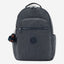 حقيبة ظهر Kipling Seoul College Extra Marine Navy كبيرة مع حجرة للكمبيوتر المحمول I4352-58C