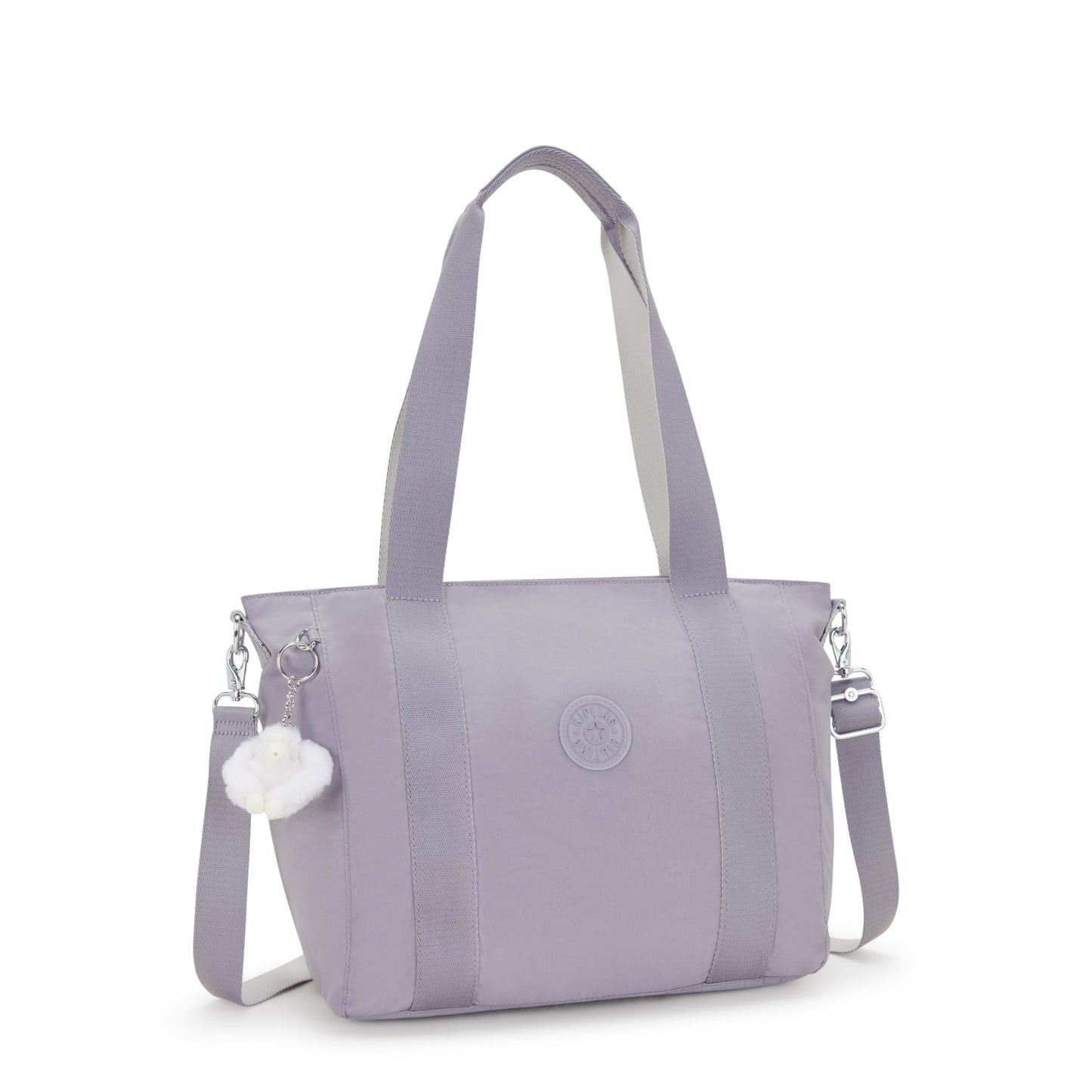 حقيبة KIPLING-Asseni S-Small (بحزام كتف قابل للإزالة)-رمادي فاتح-I4400-1FB