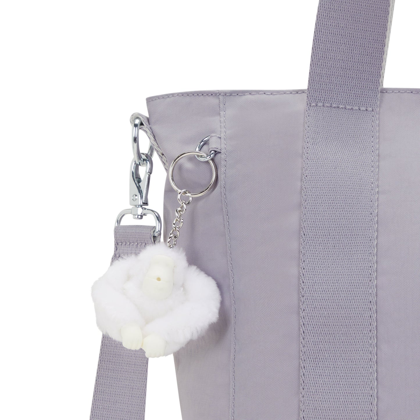 حقيبة KIPLING-Asseni S-Small (بحزام كتف قابل للإزالة)-رمادي فاتح-I4400-1FB