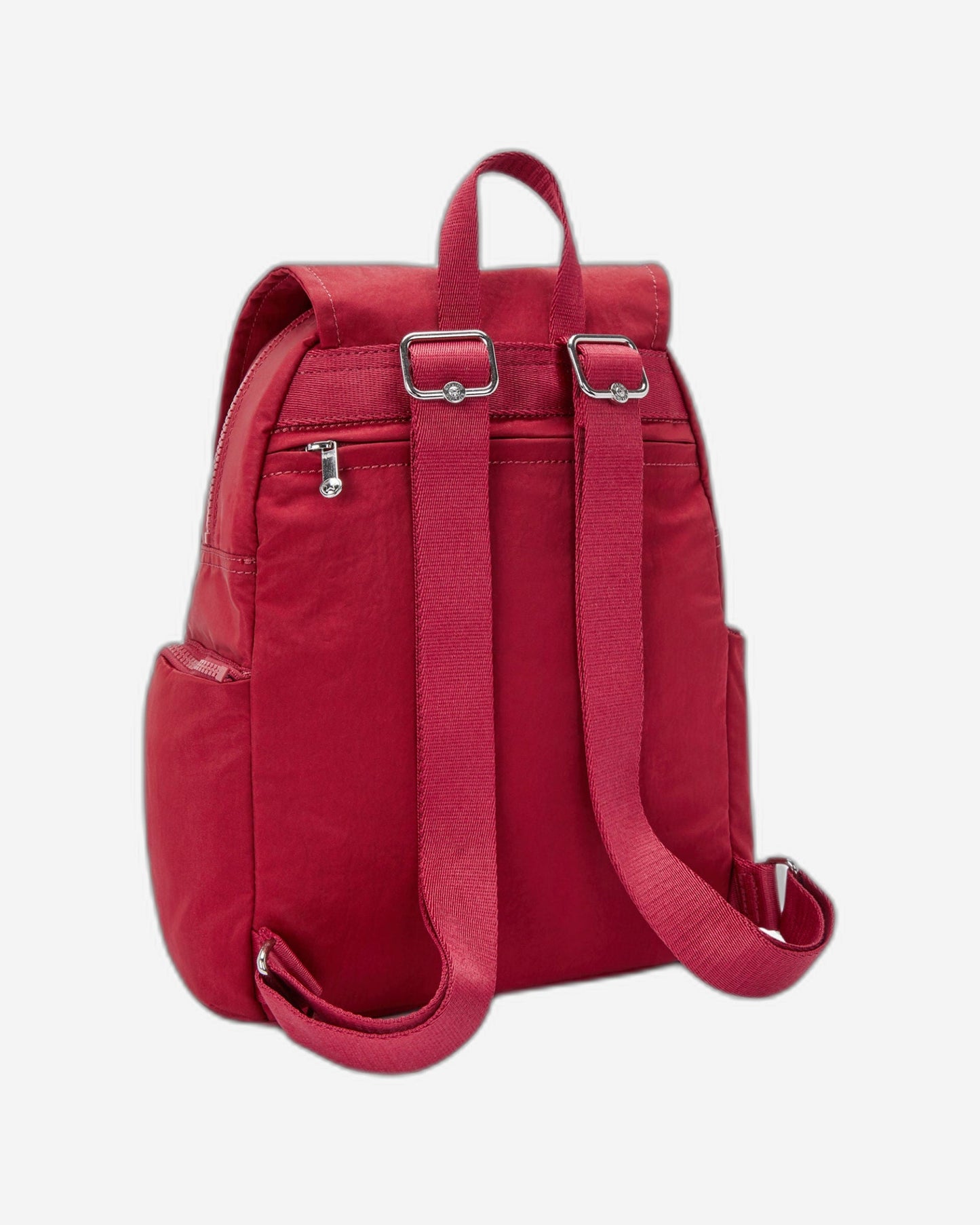 حقيبة ظهر Kipling City Zip S صغيرة باللون الأحمر والنبيذ الأحمر I4430-6SE