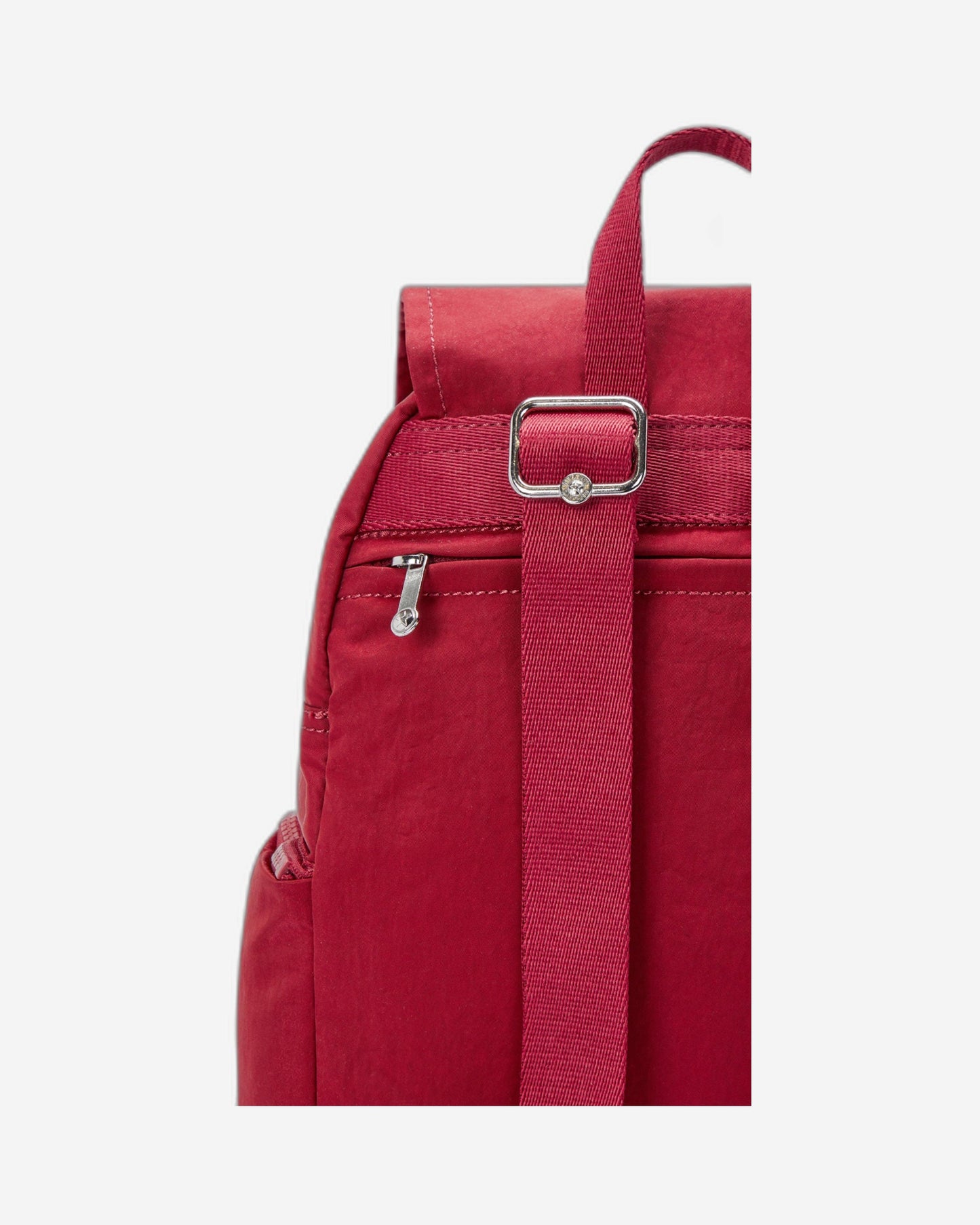حقيبة ظهر Kipling City Zip S صغيرة باللون الأحمر والنبيذ الأحمر I4430-6SE