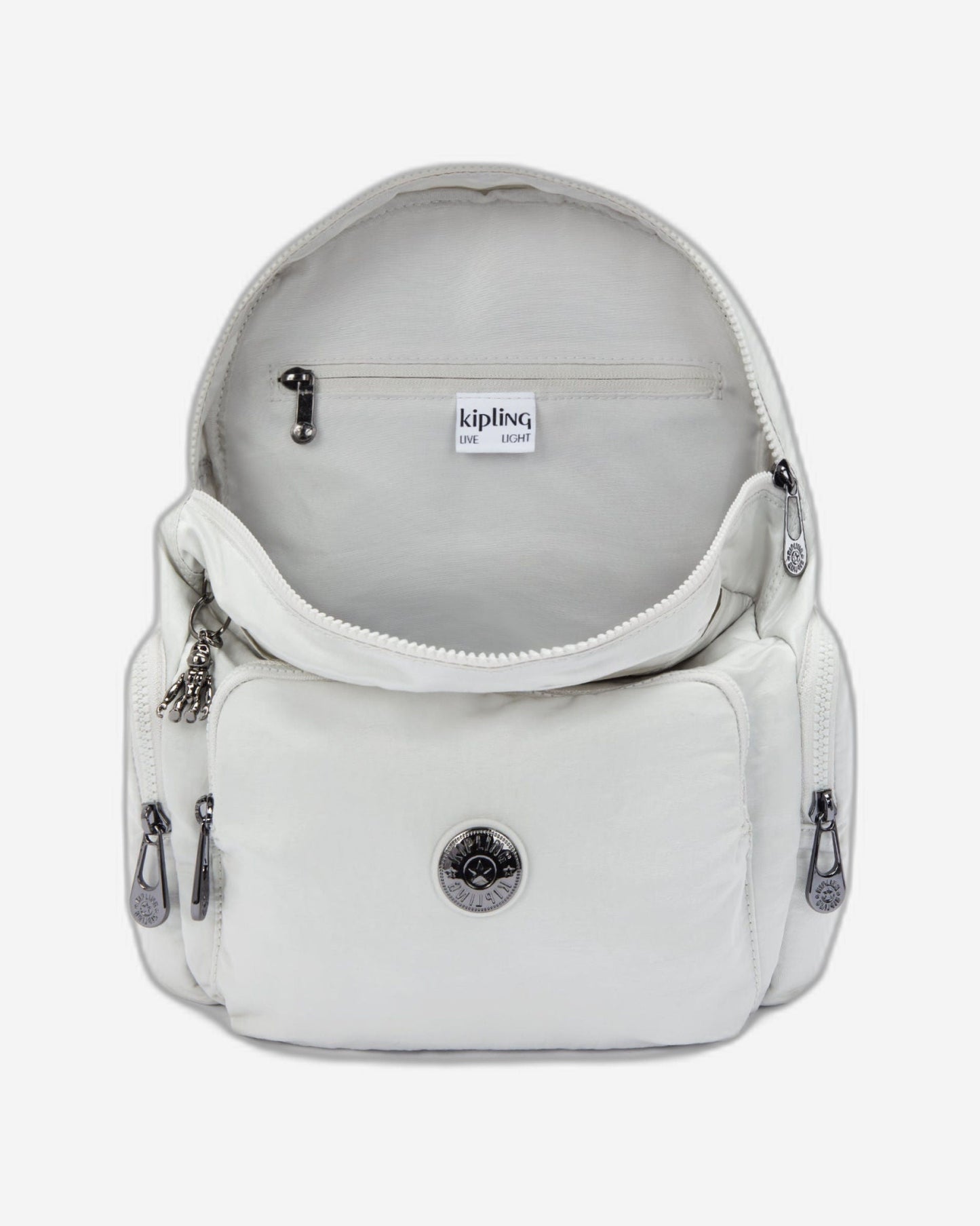 حقيبة ظهر Kipling City Zip S Silver Night صغيرة I4430-8EL